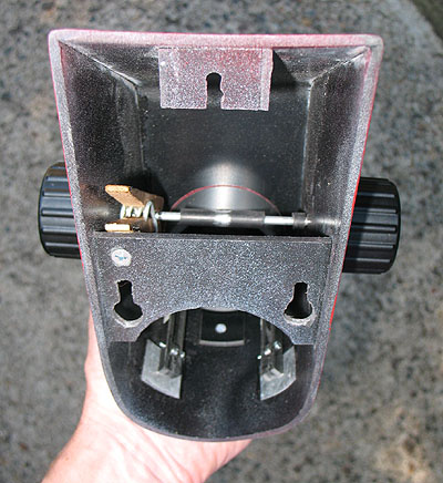 Inside the focuser