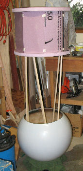 Pink foam secondary cage